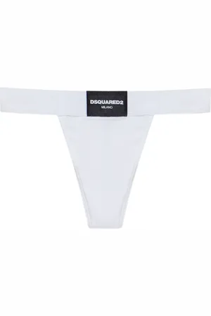 Dsquared2 Tanga con parche del logo
