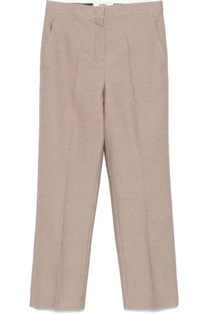 Fendi Pantalones con logo FF en jacquard