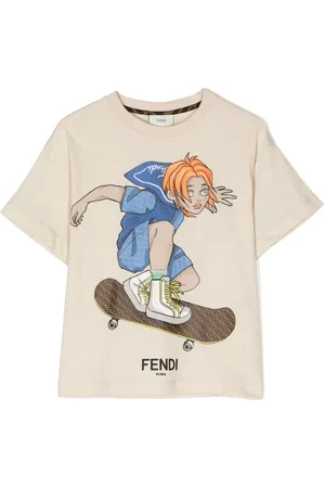 Fendi Playera con estampado gráfico