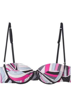 Puccini Top de bikini con estampado Iride