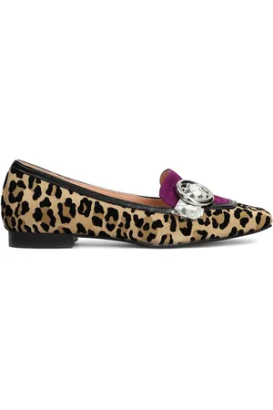 Fratelli Russo Flats con estampado de leopardo