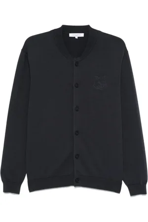 Maison Kitsuné Cárdigan con bordaod Bold Fox Head