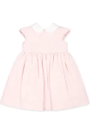 Fendi Vestido acampanado con logo FF en jacquard