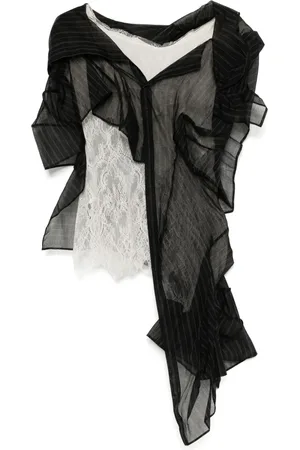 YOHJI YAMAMOTO Top asimétrico
