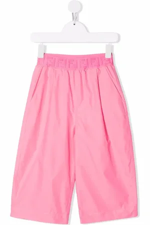 Fendi Pantalones anchos con motivo FF
