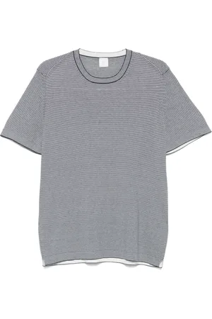 ELEVENTY Playera con motivo de rayas