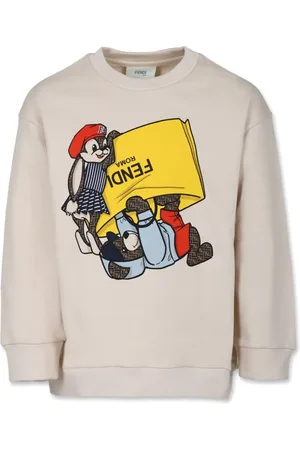 Fendi Sudadera con dibujo estampado