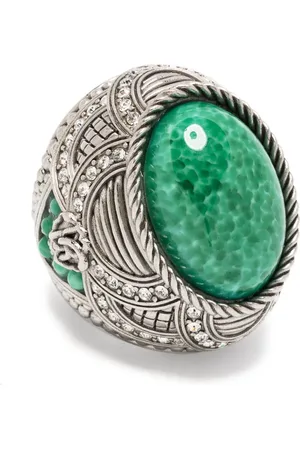 Roberto Cavalli Anillo con detalle de gemas