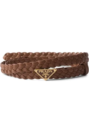Prada Cinturón trenzado