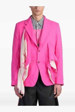 Comme des Garçons Blazer con detalle de volantes