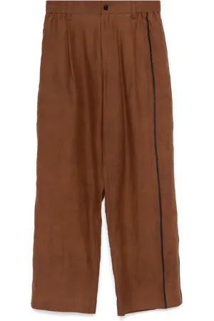 Feng Chen Wang Pantalones de seda