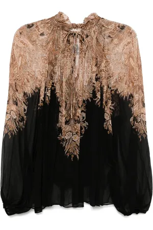 ZIMMERMANN Blusa con moño y cordones