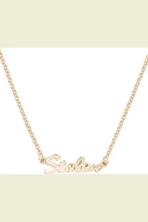Stolen Girlfriends Club Collar Stolen Script