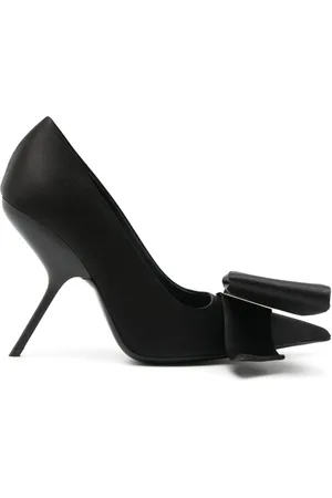 Salvatore Ferragamo Zapatillas con moño y tacón de 105mm