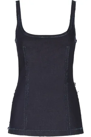 Marni Top de mezclilla estilo corset