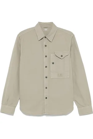 C.P. Company Camisa con logo bordado
