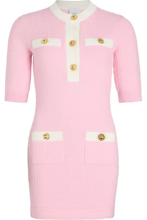 Patou Vestido corto de tejido waffle