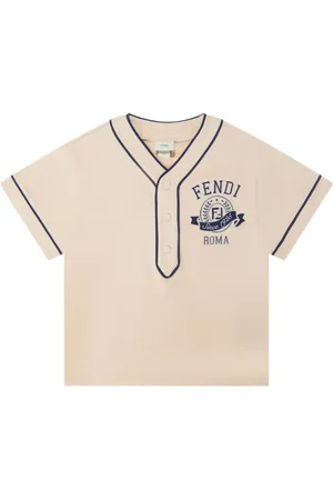 Fendi Playera con logo bordado