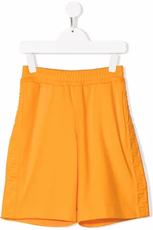 Fendi Shorts con logo y rayas estampadas