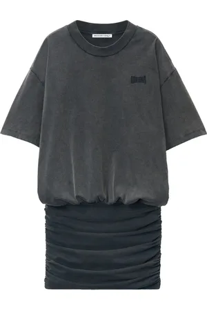 Alexander Wang Vestido estilo playera fruncido