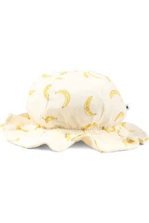 Molo Sombrero de verano con plátanos estampados