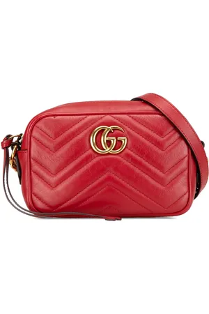 Gucci Bolsa crossbody de piel Mini GG Marmont Matelasse 2016-2024