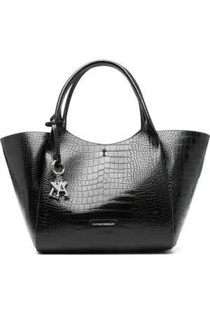 Emporio Armani Tote con parche del logo