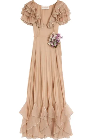 VALENTINO GARAVANI Vestido con aplique floral