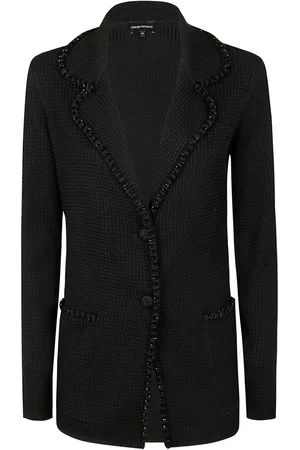 Emporio Armani Blazer con detalles de cristal