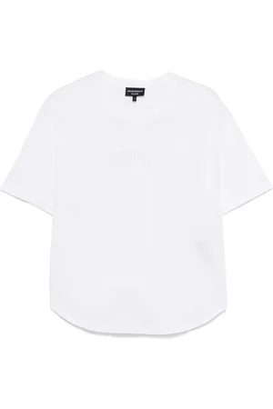 Emporio Armani Playera con logo bordado