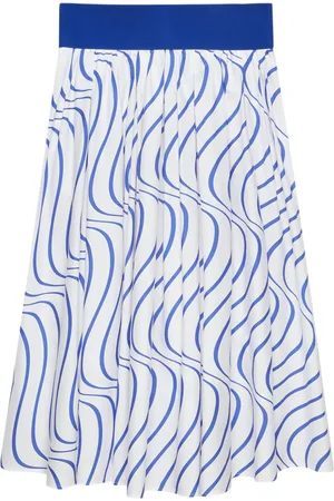 Msgm Falda estampada