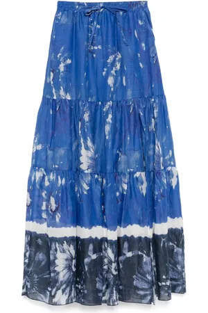 Ermanno Firenze Falda larga con estampado floral