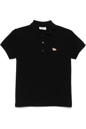 Maison Kitsuné Playera tipo polo con parche Baby Fox