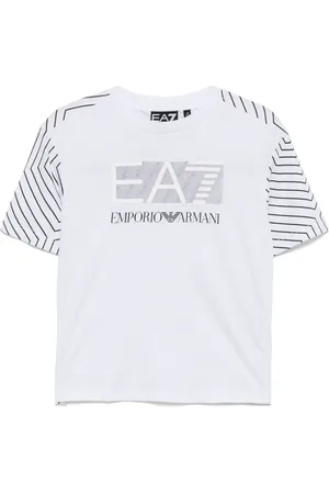 EA7 Playera con logo estampado