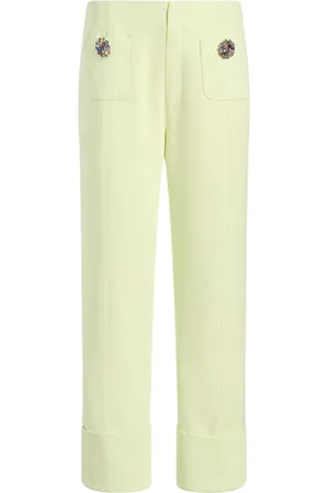 Cinq A Sept Pantalones de vestir con detalle de joyas