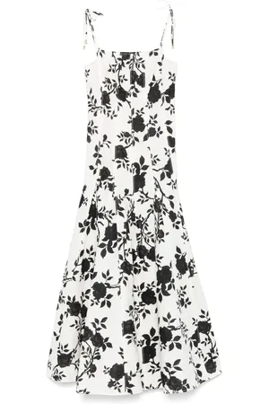 Self-Portrait Vestido midi con estampado floral