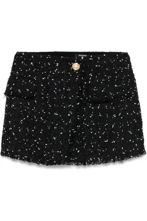 Balmain Falda corta de tweed