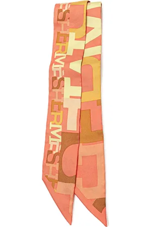 Hermès Mascada 20th Century Capitales Silk Twilly