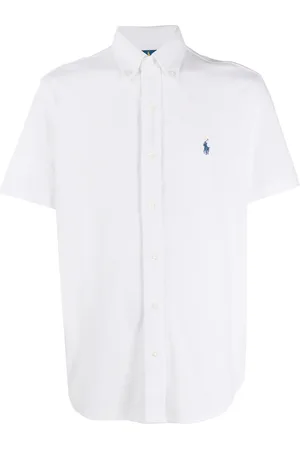 Ralph Lauren Playera tipo polo con logo bordado