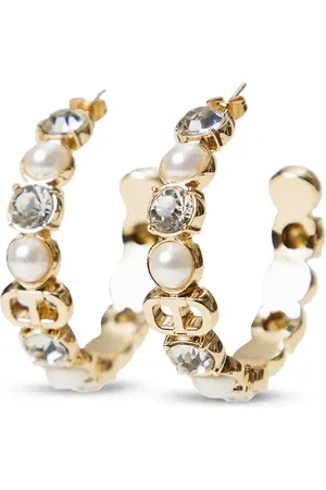 Twin-Set Arracadas con detalle de perlas