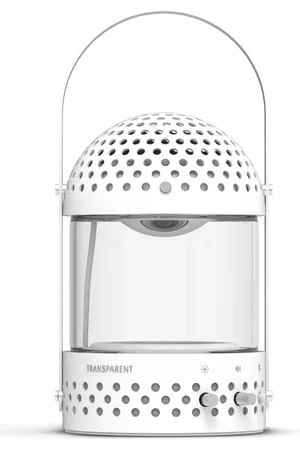 Transparente Lámpara y altavoz