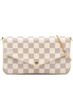 LOUIS VUITTON Bolsa crossbody Damier Azur Pochette Felicie 2019