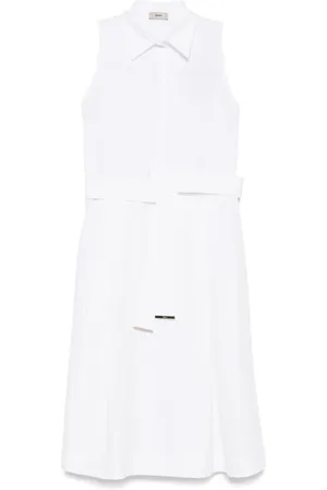HERNO Vestido midi con cinturón