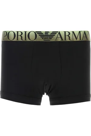 Emporio Armani Bóxer con logo en la pretina