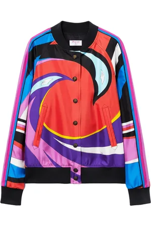Puccini Chamarra bomber con estampado Cigni