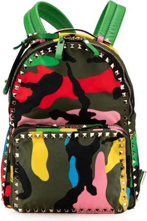 VALENTINO GARAVANI Mochila Nylon Rockstud Camouflage 2018-2024