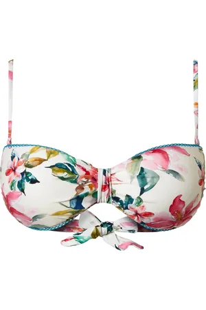 Twin-Set Top de bikini con estampado floral