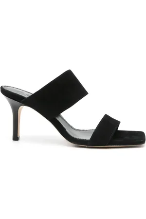 Aeyde Mules de gamuza con tacón de 70mm