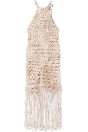 BLUMARINE Vestido midi con diseño tejido
