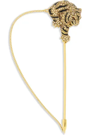 Roberto Cavalli Broche con motivo de tigre